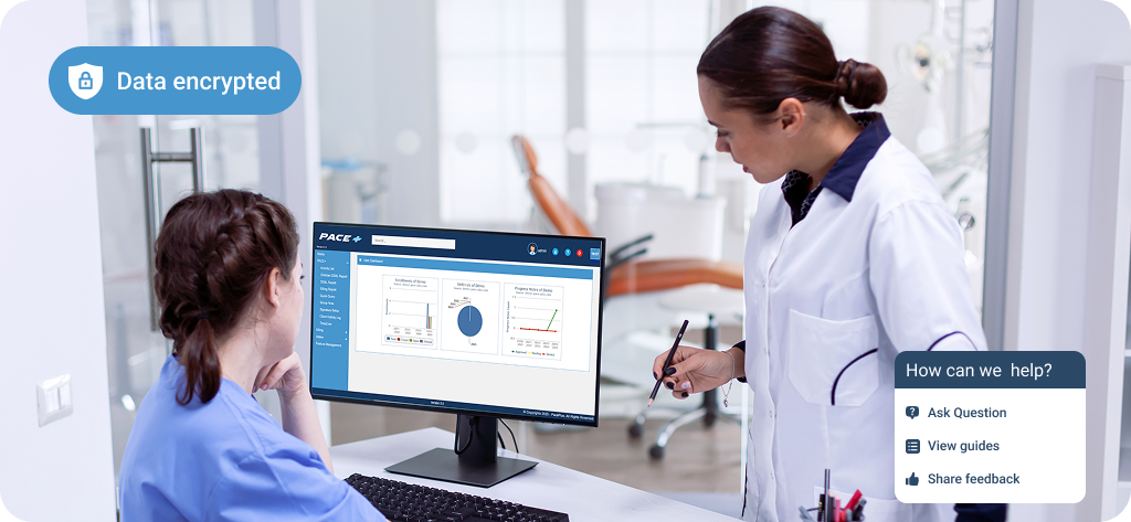 Doctor using paceplus