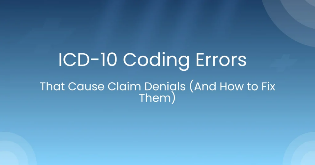 ICD-10 coding errors