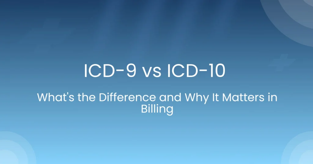 ICD-9 VS ICD-10