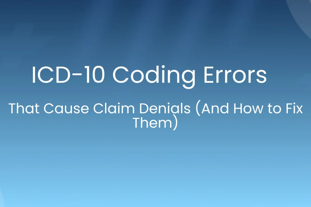 ICD-10 coding errors
