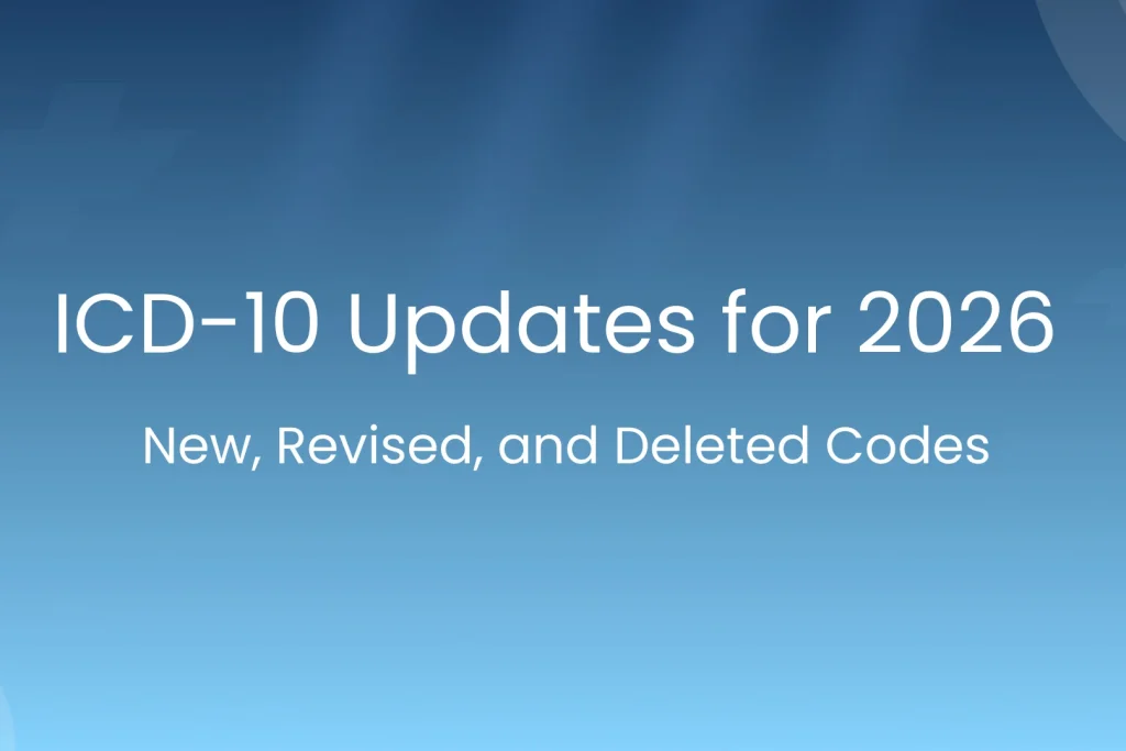 ICD-10 updates for 2026