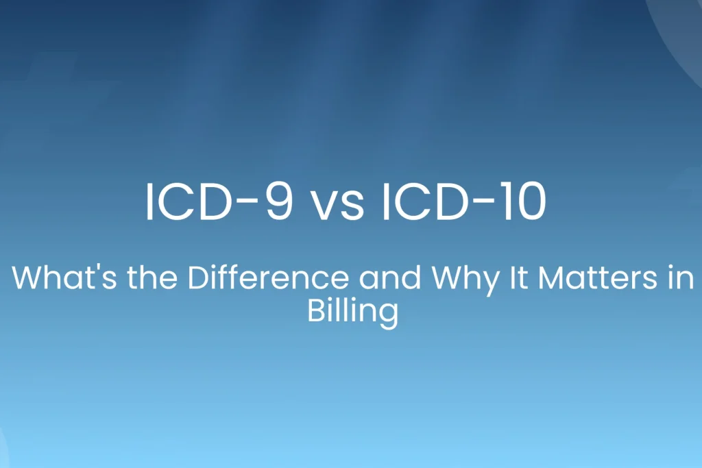 ICD-9 VS ICD-10